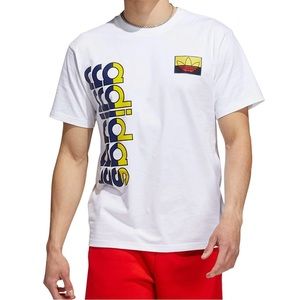 Mens Adidas Logo Play Badge Tee XXL